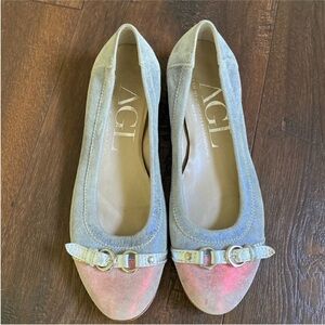 Agl Shoes Monika Cap Toe Ballet Flats size 6.5